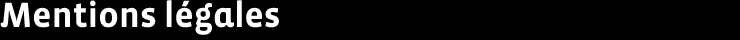 Mentions Légales